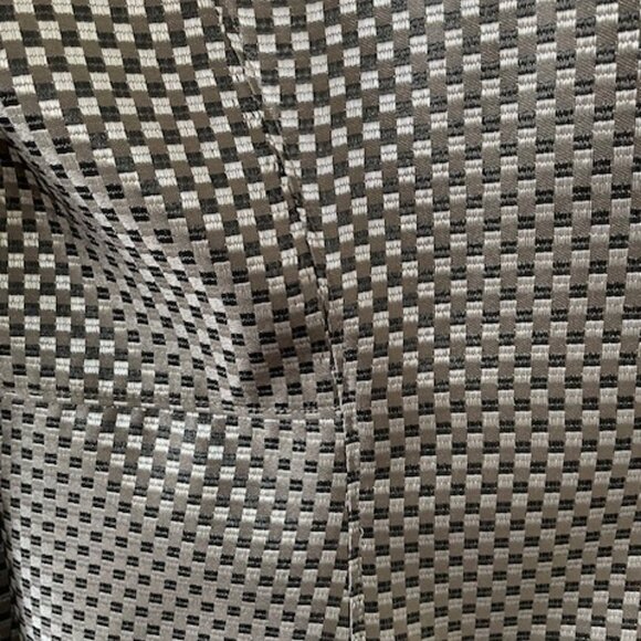 Jones of New York Collection VTG Jacket - metallic taupe/black/cream - size 10 - Picture 2 of 8